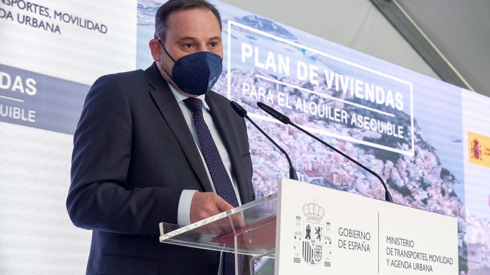 El ministro José Luis Ábalos, durante una intervención reciente en Ibiza.