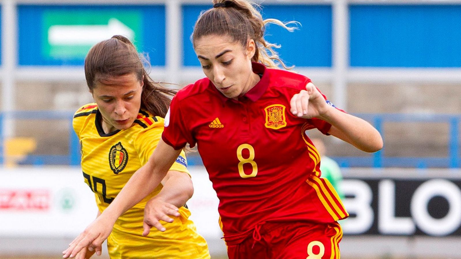 Olga Carmona, en la Eurocopa sub-19 de hace dos años.