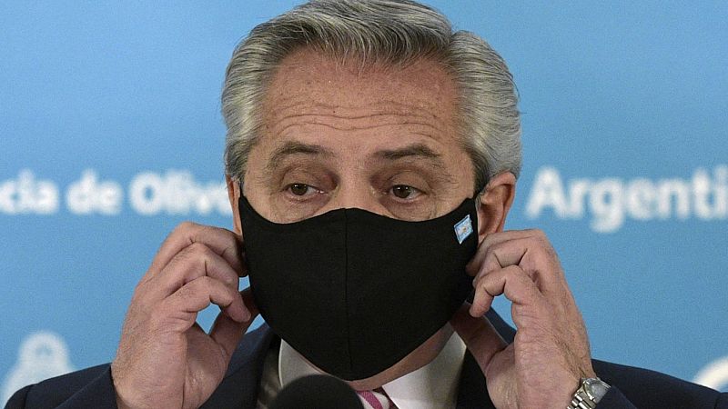 Imagen de archivo del 12 de agosto de 2020 del presidente de Argentina, Alberto Fernández.