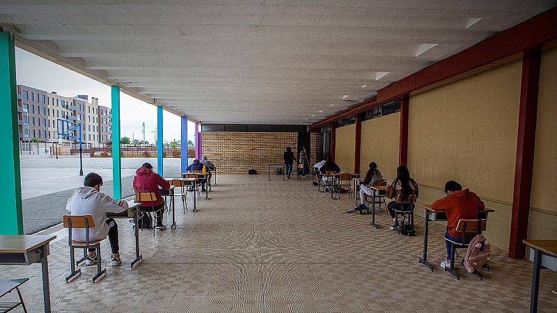 Exámenes de selectividad con medidas de seguridad por el coronavirus