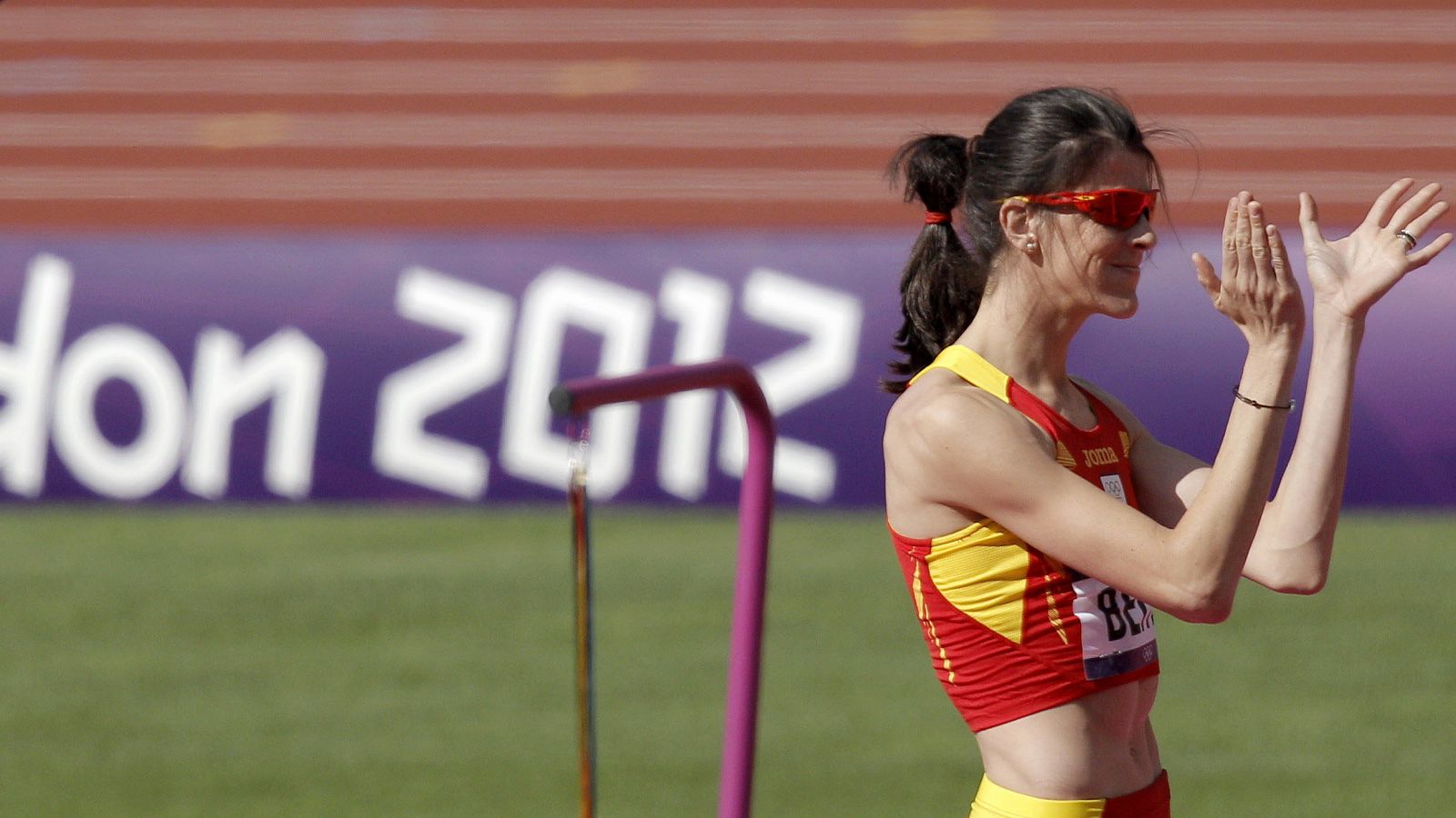 Ruth Beitia, en los Juegos de Londres 2012.