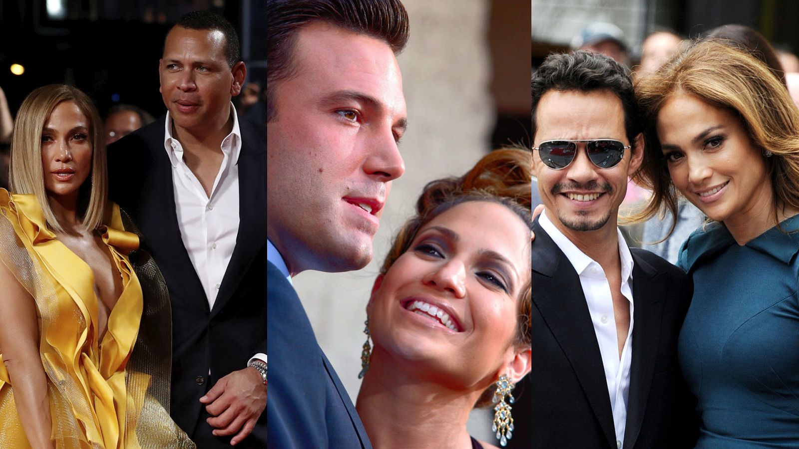 Alex Rodriguez, Ben Affleck y Marc Anthony, entre las conquistas de JLo