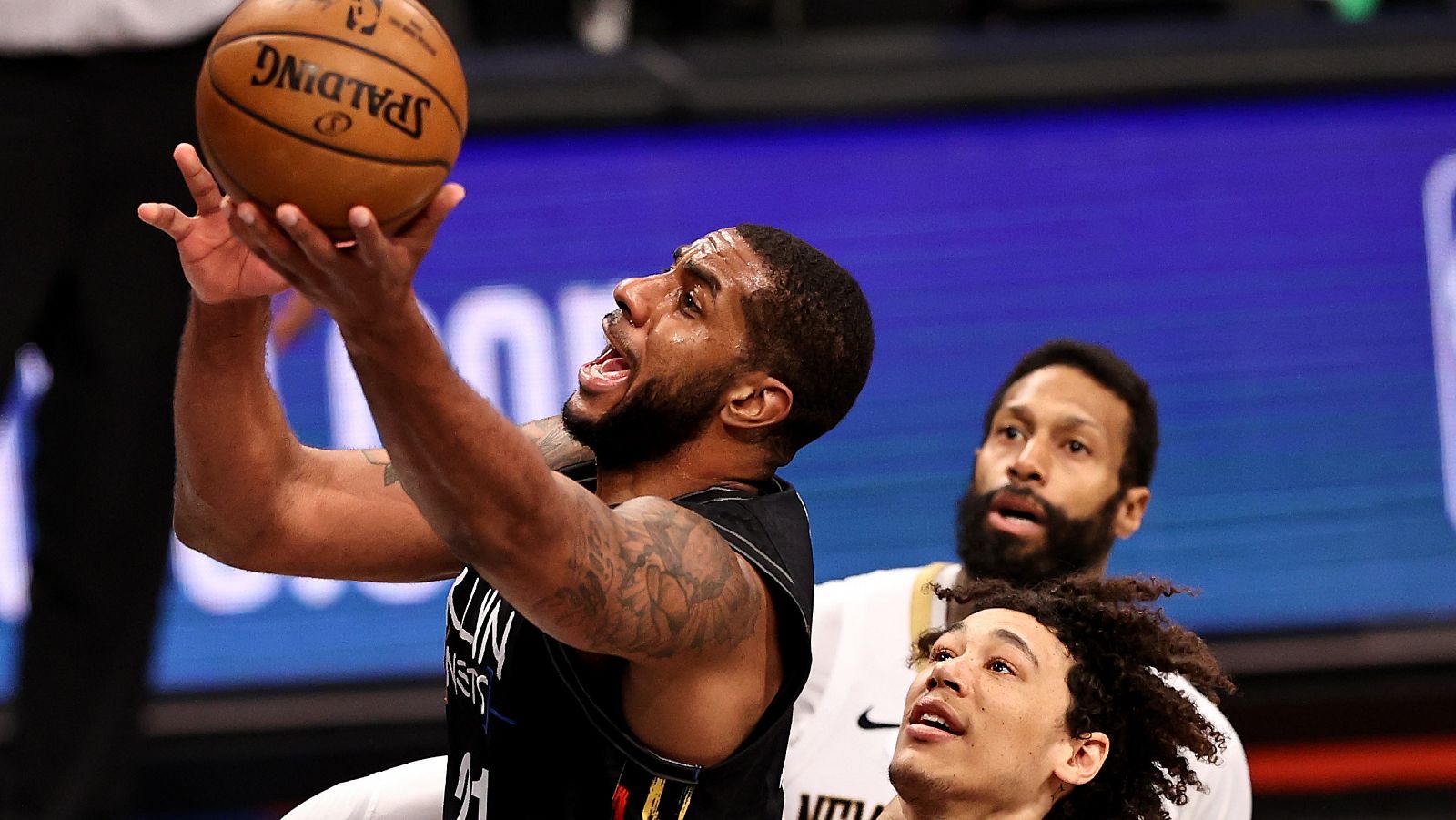 LaMarcus Aldridge, en un partido contra los Pelicans.