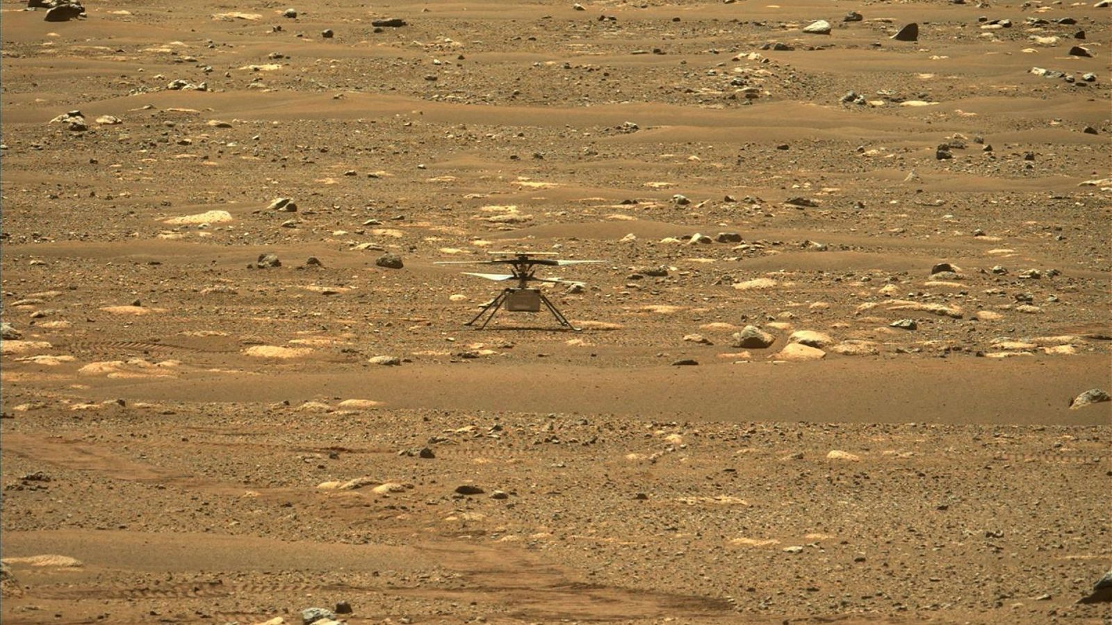 El helicóptero Ingenuity hace historia al volar, por primera vez, en Marte