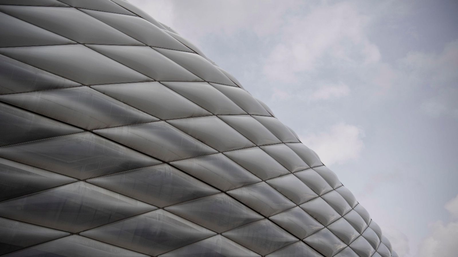 Detalle del Estadio Allianz Arena en Múnich.