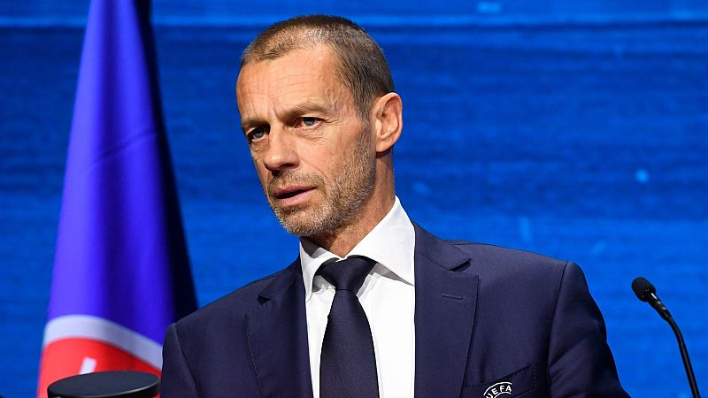  Imagen del presidente de la UEFA, Aleksander Ceferin
