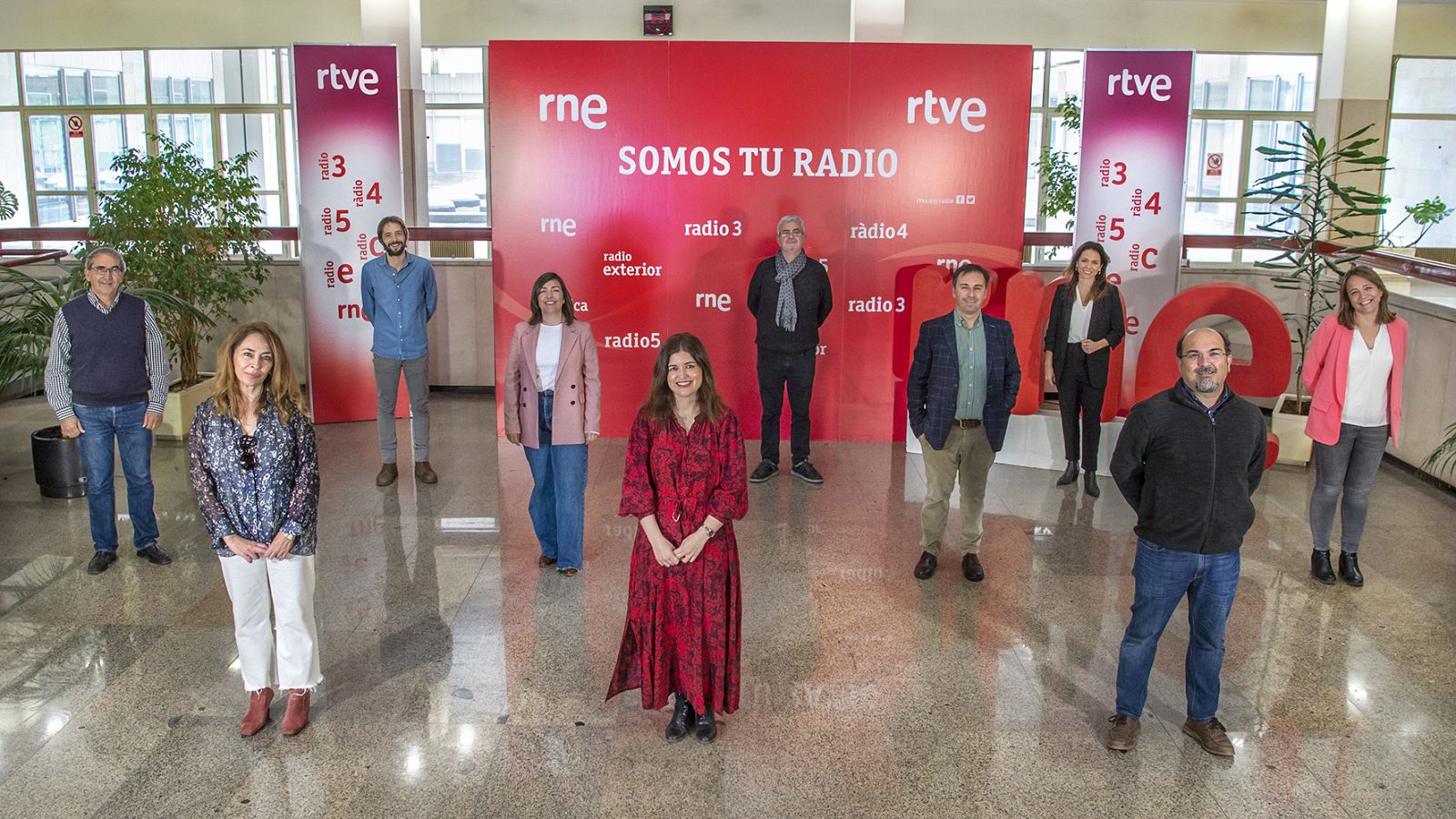 Directores de programas literarios en RNE.