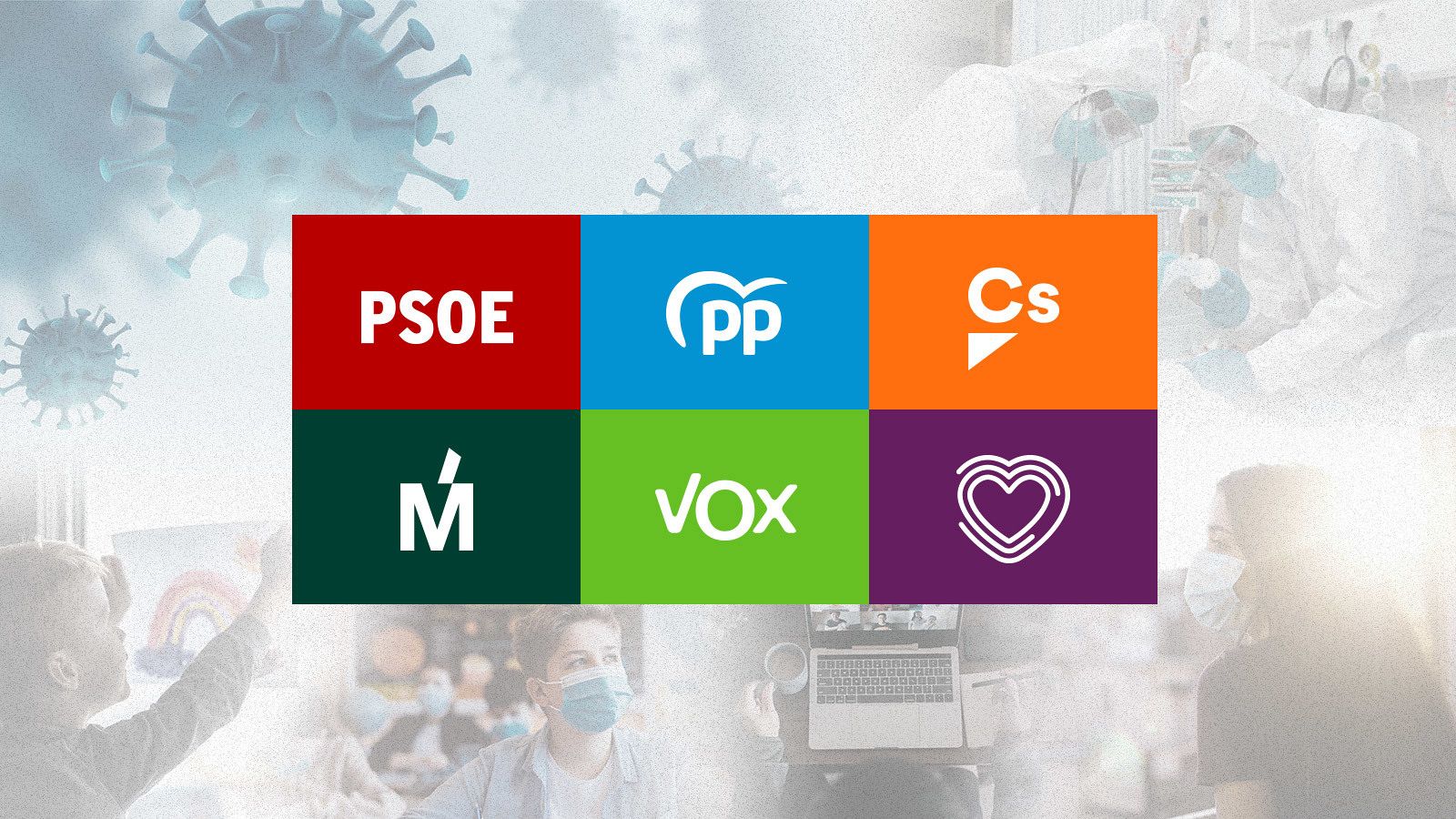 Elecciones Madrid 4M: Propuestas sobre la COVID-19 en los programas electorales de los partidos