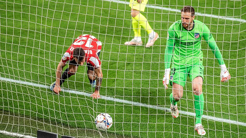  Oblak recibe un gol en San Mamés