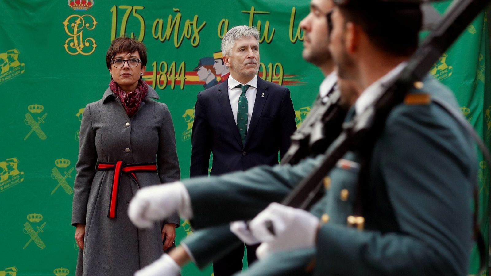 Fernando Grande-Marlaska y María Gámez, en una imagen de archivo