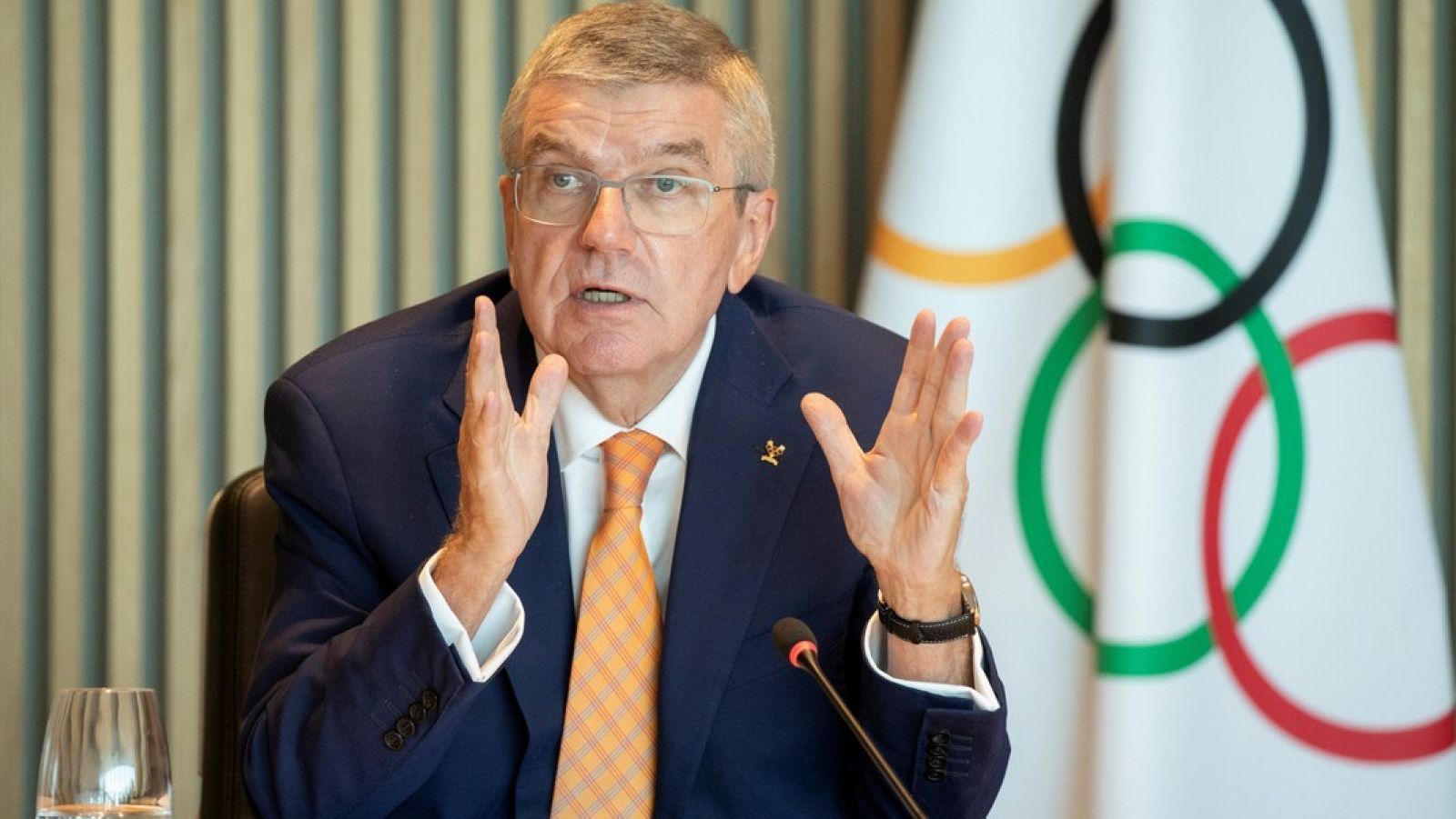 Thomas Bach, presidente dle COI en una imagen de archivo