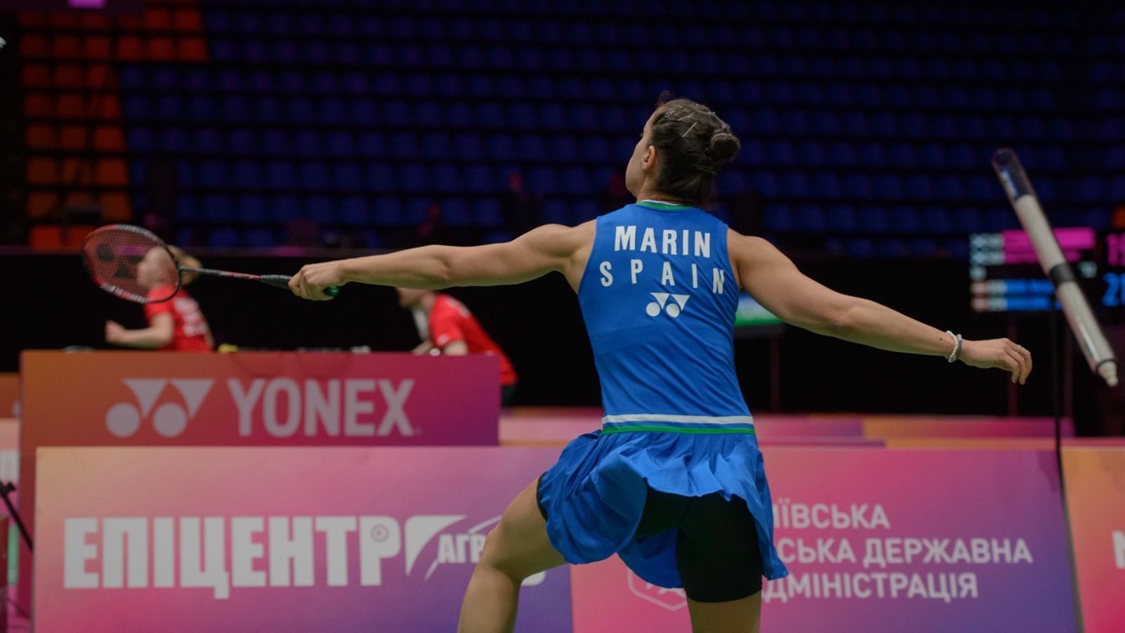 Carolina Marín avanza en el Europeo.