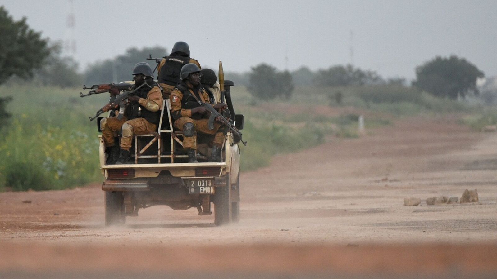 Fotografía de archivo de fuerzas de seguridad de Burkina Faso en la capital, Uagadugú. Foto: Sia KAMBOU / AFP