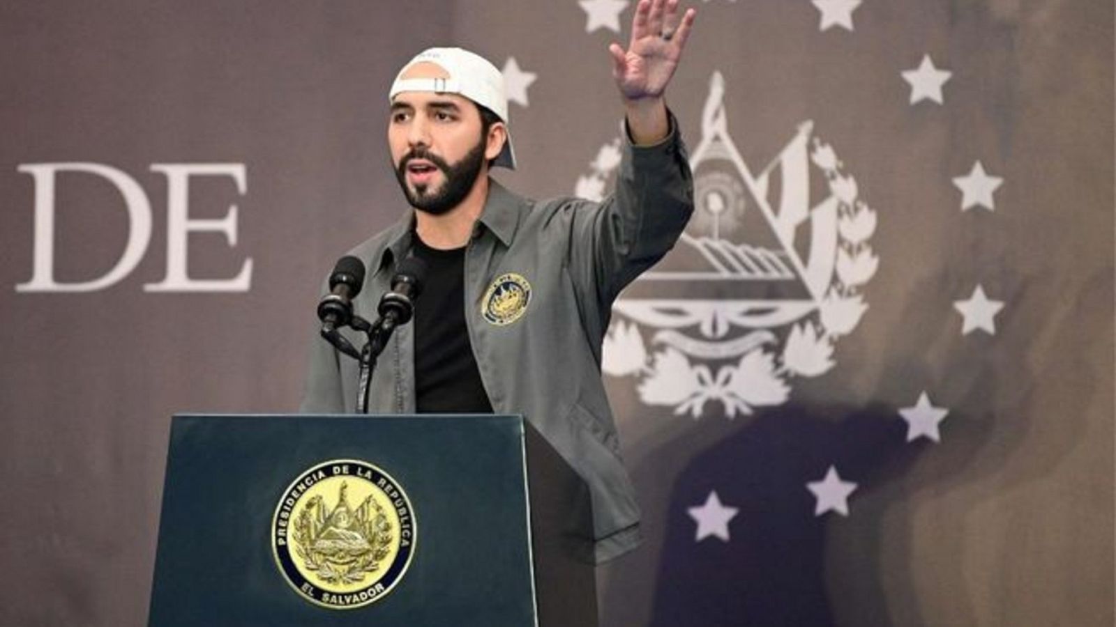 El presidente salvadoreño, Nayib Bukele