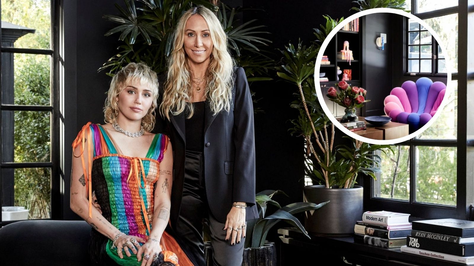 Así es la impresionante mansión de Miley Cyrus decorada por su madre