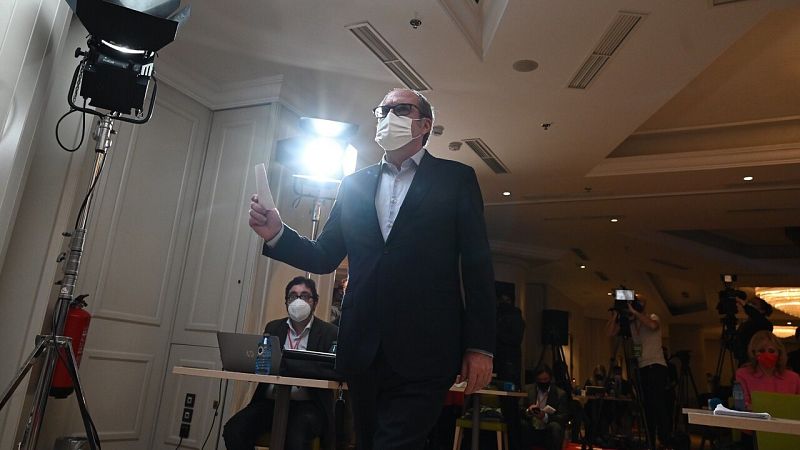 Ángel Gabilondo tras conocer los resultados de las elecciones en Madrid