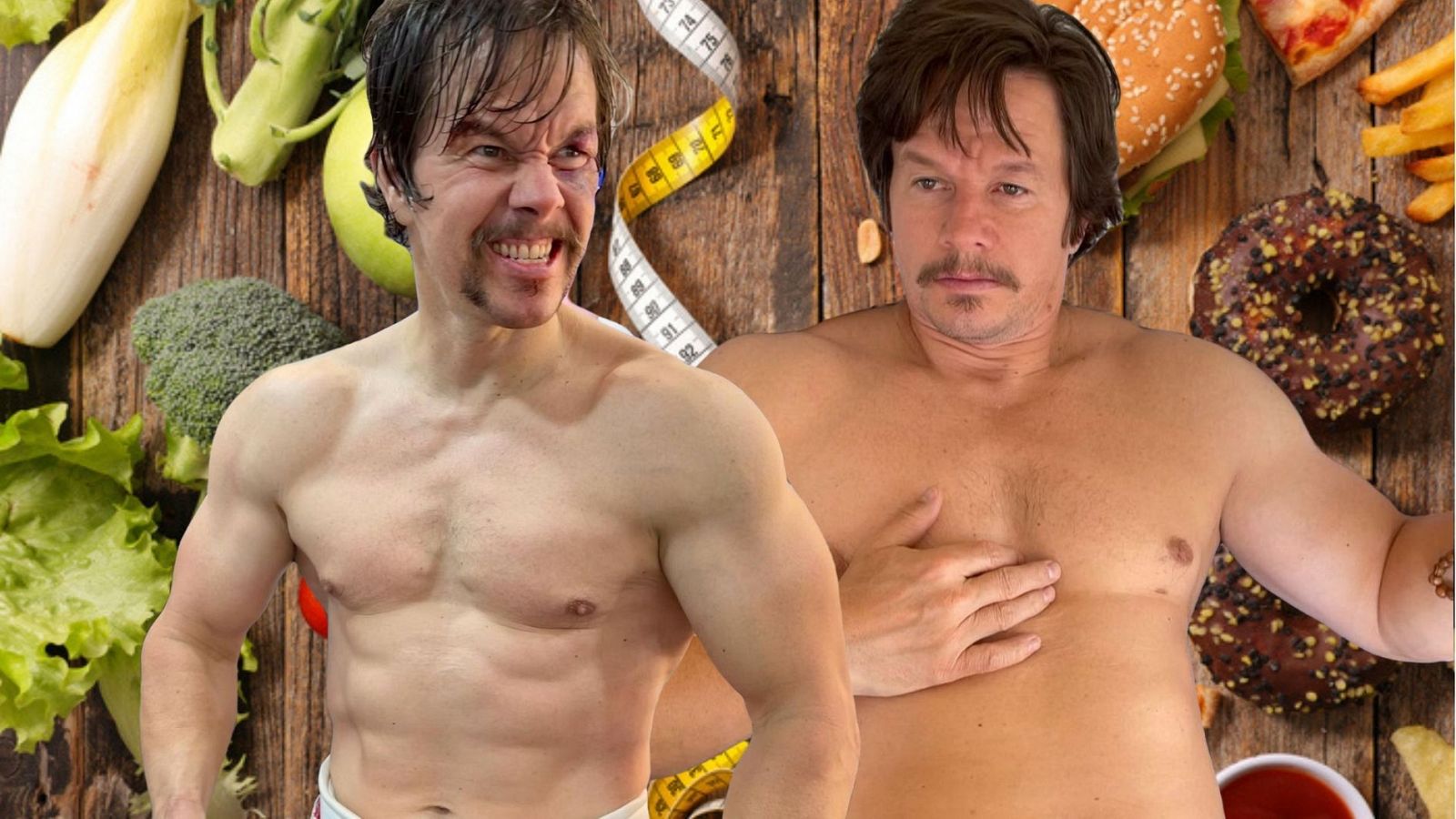 Antes y después de Mark Wahlberg