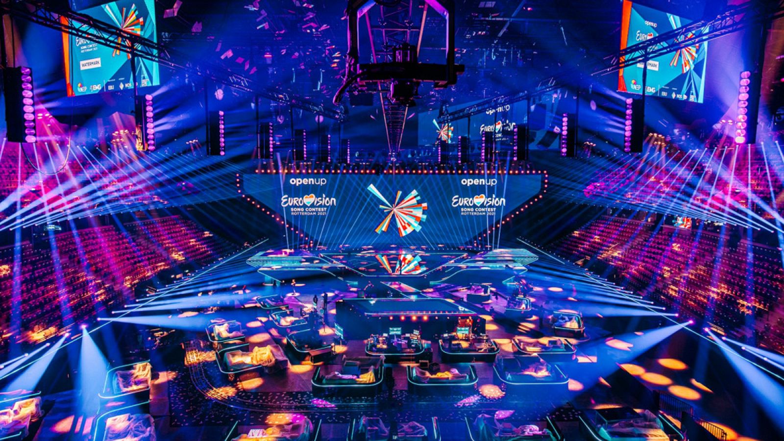 Rotterdam Ahoy acoge el escenario de Eurovisión 2021.