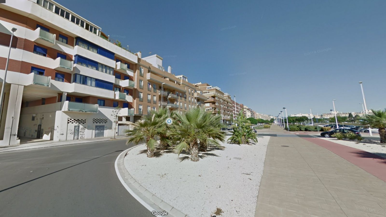 Vista de la calle Alcalá Galiano de Sagunto