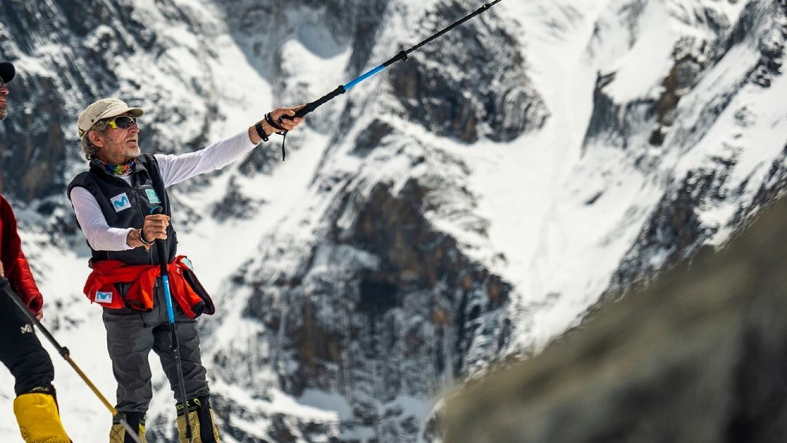 Carlos Soria, durante su expedición al Daulaghiri 2021. 