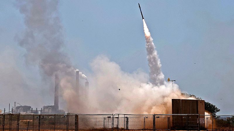 El sistema de defensa antiaéreo de Israel Cúpula de Hierro