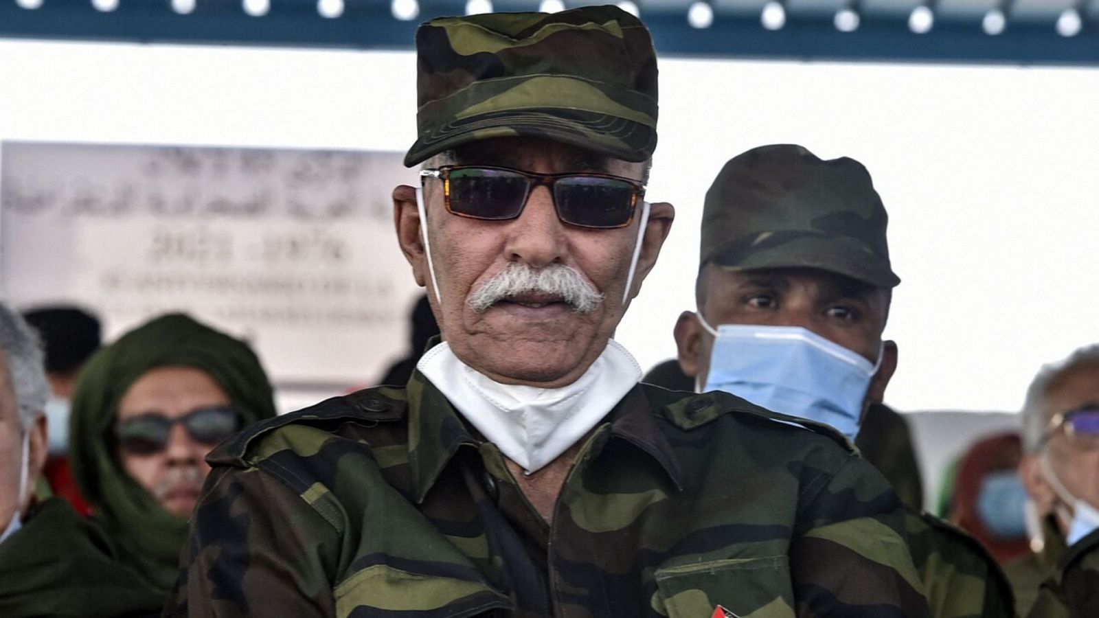 Foto de archivo de Brahim Gali, líder del Polisario. RYAD KRAMDI / AFP