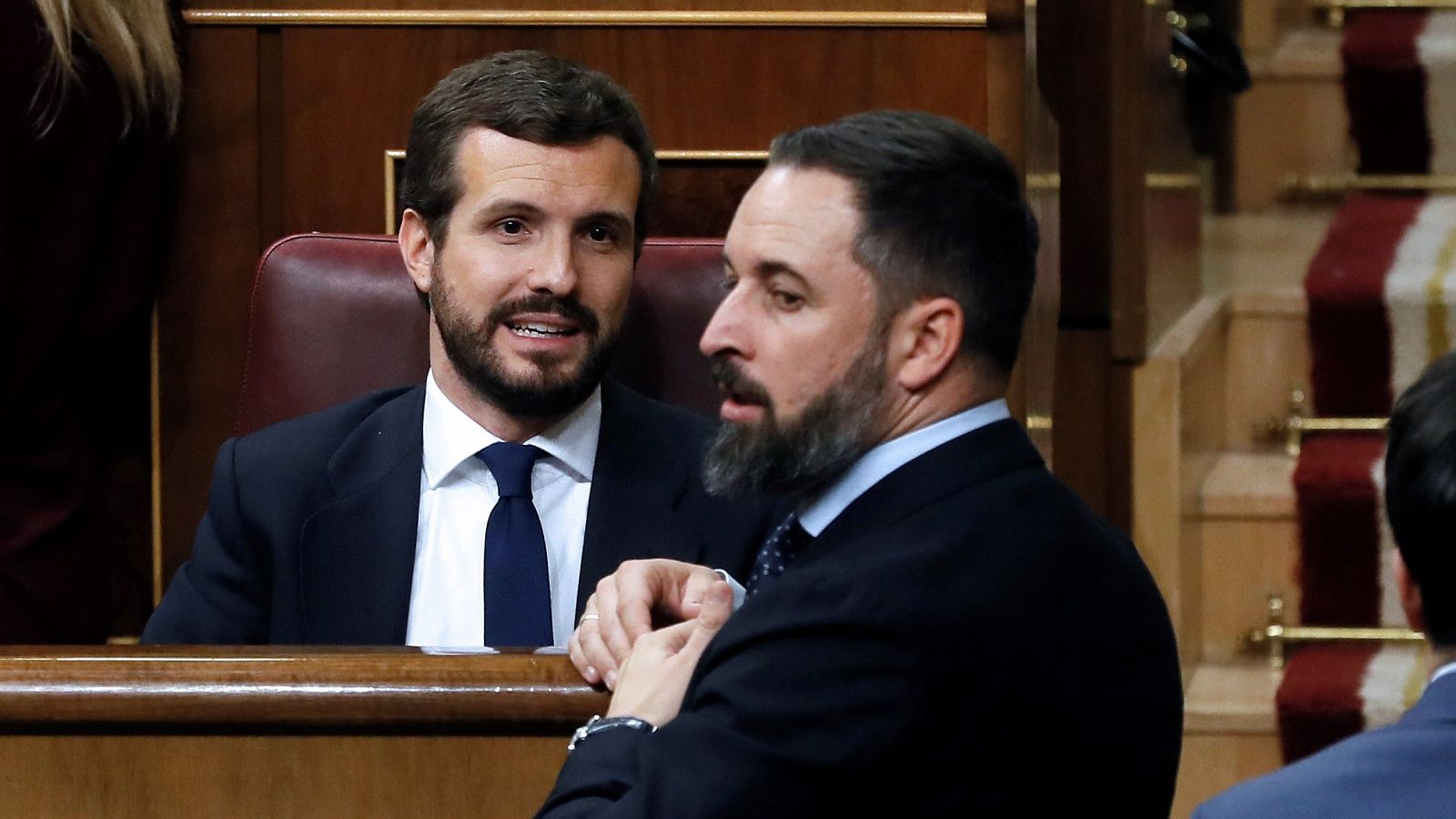  Pablo Casado y Santiago Abascal