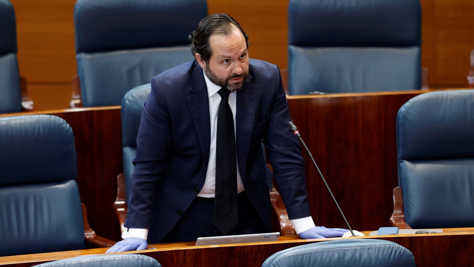 El diputado del PP en la Asamblea de Madrid Diego Sanjuanbenito, en una imagen de archivo.