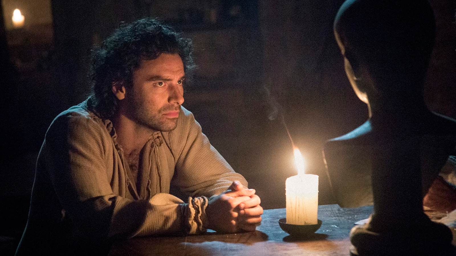 Imagen de Aidan Turner en el primer capítulo de la serie 'Leonardo'