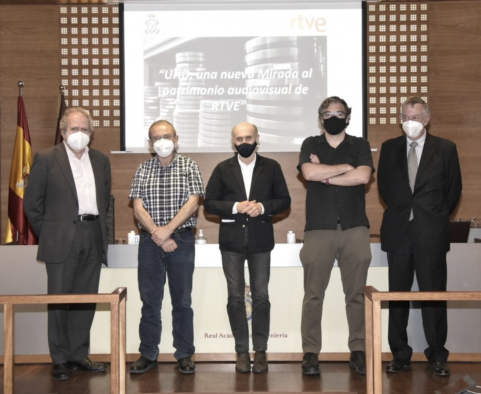 Ponentes en la jornada de la Real Academia de Ingeniería