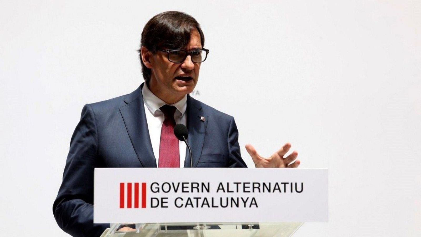 El jefe de la oposición en Cataluña, Salvador Illa