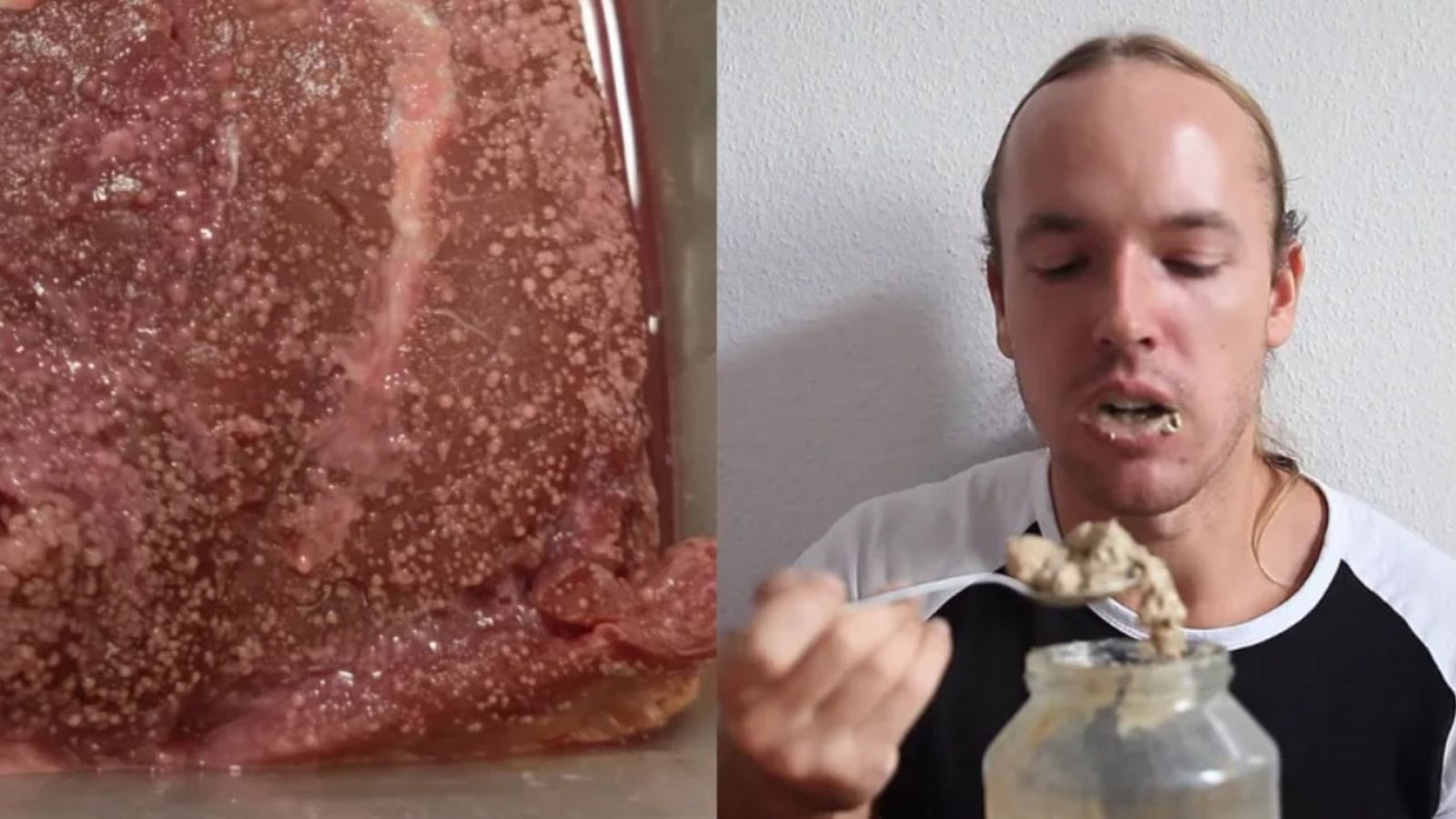 Youtuber come carne podrida de un año.