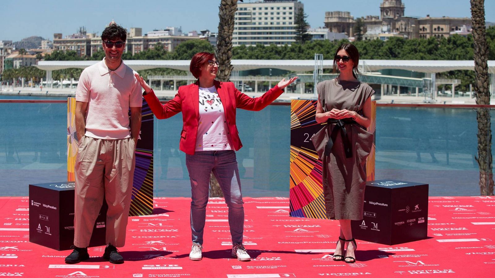 Macarena Astorga, Javier Rey y Paz Vega han presentado 'La escalera del caracol' en Málaga