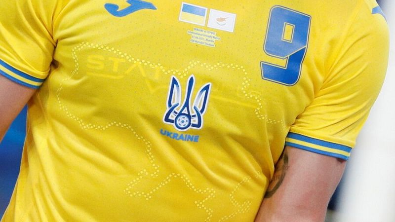La camiseta de Ucrania para la Eurocopa 2021 con la península de Crimea