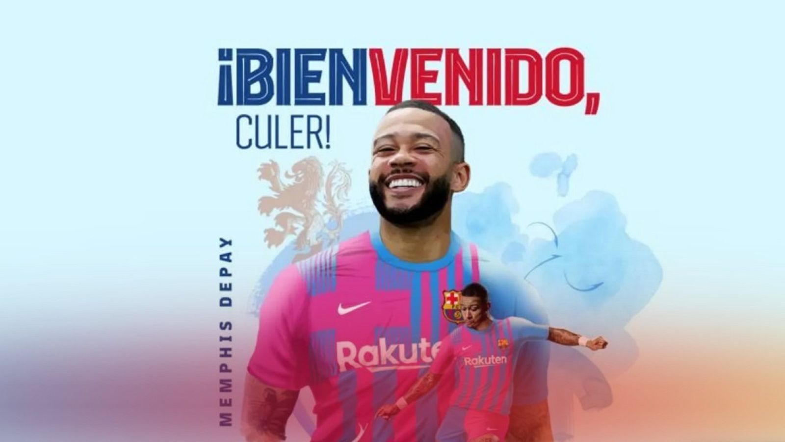 Memphis Depay, nuevo fichaje del Barcelona