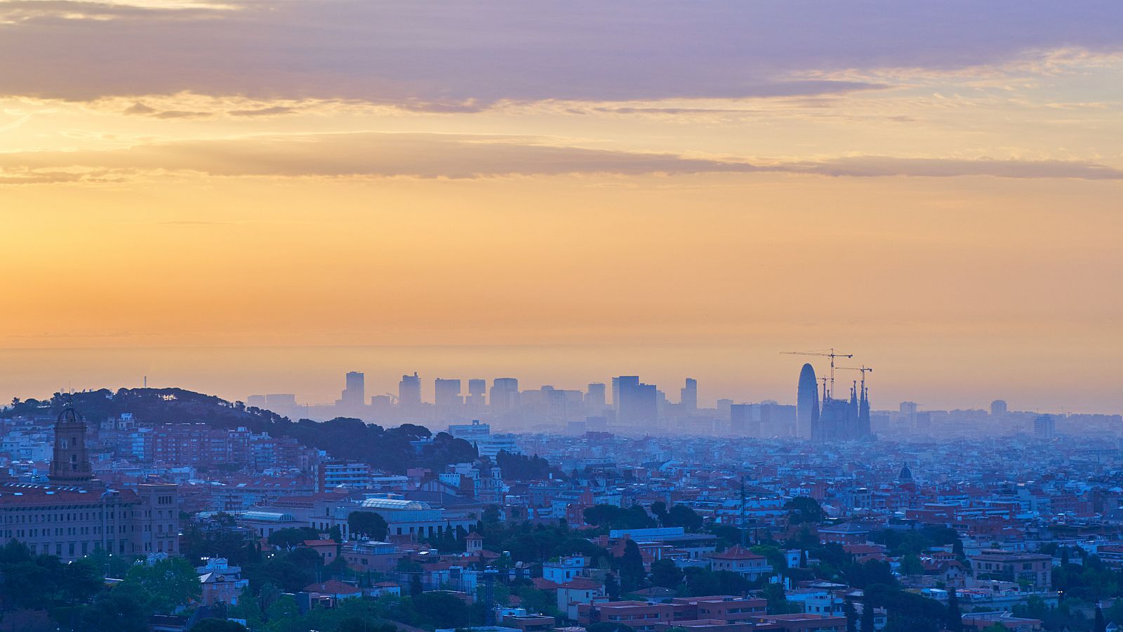 Imagen de archivo de la ciudad de Barcelona.