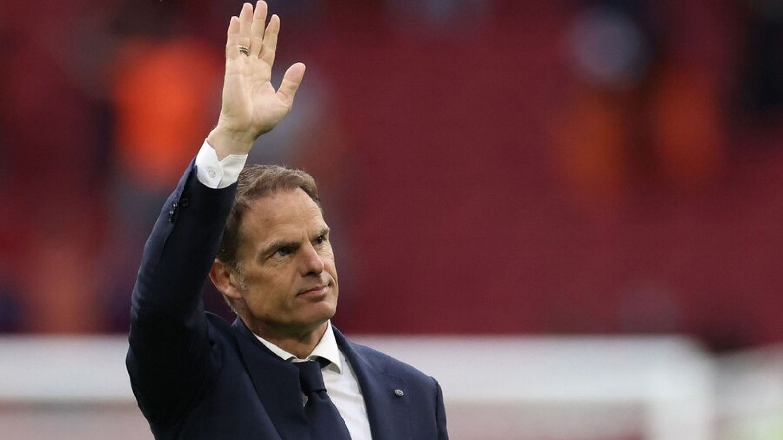 Frank de Boer, en un encuentro de la selección de Países Bajos en la Eurocopa 2020