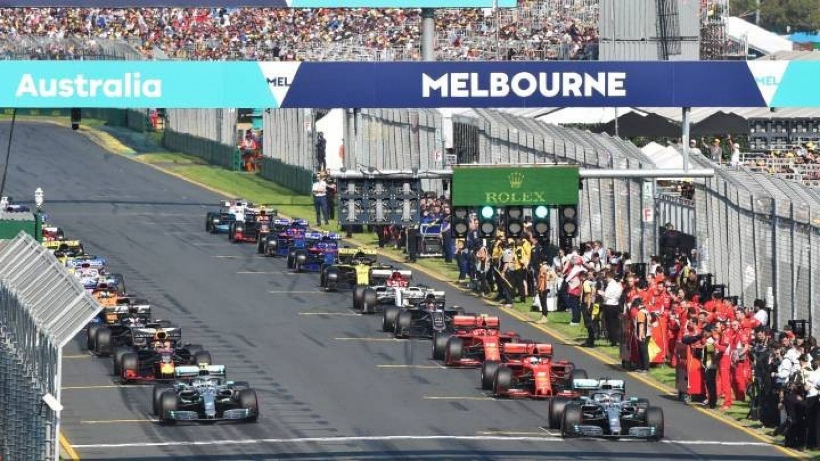Imagen de archivo del GP de Australia en Melbourne Park