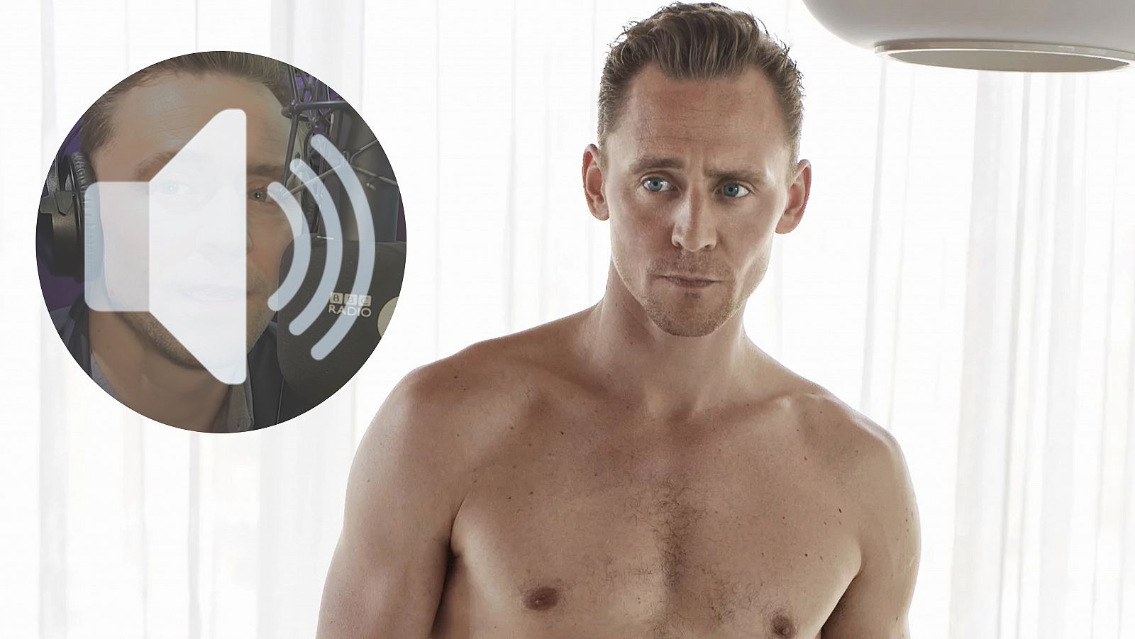 Tom Hiddleston lee ecuaciones en la radio... y el resultado es extrañamente sexy