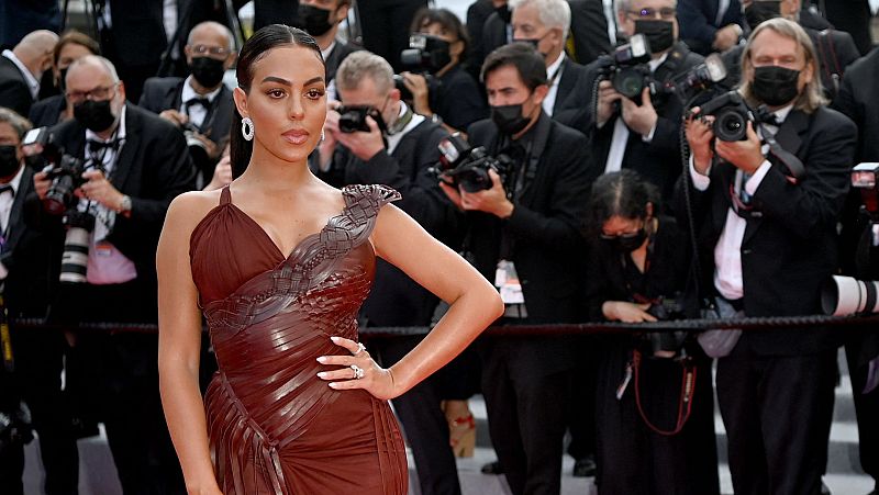 Georgina Rodriguez en la premiere de 'France' en el Festival de Cannes