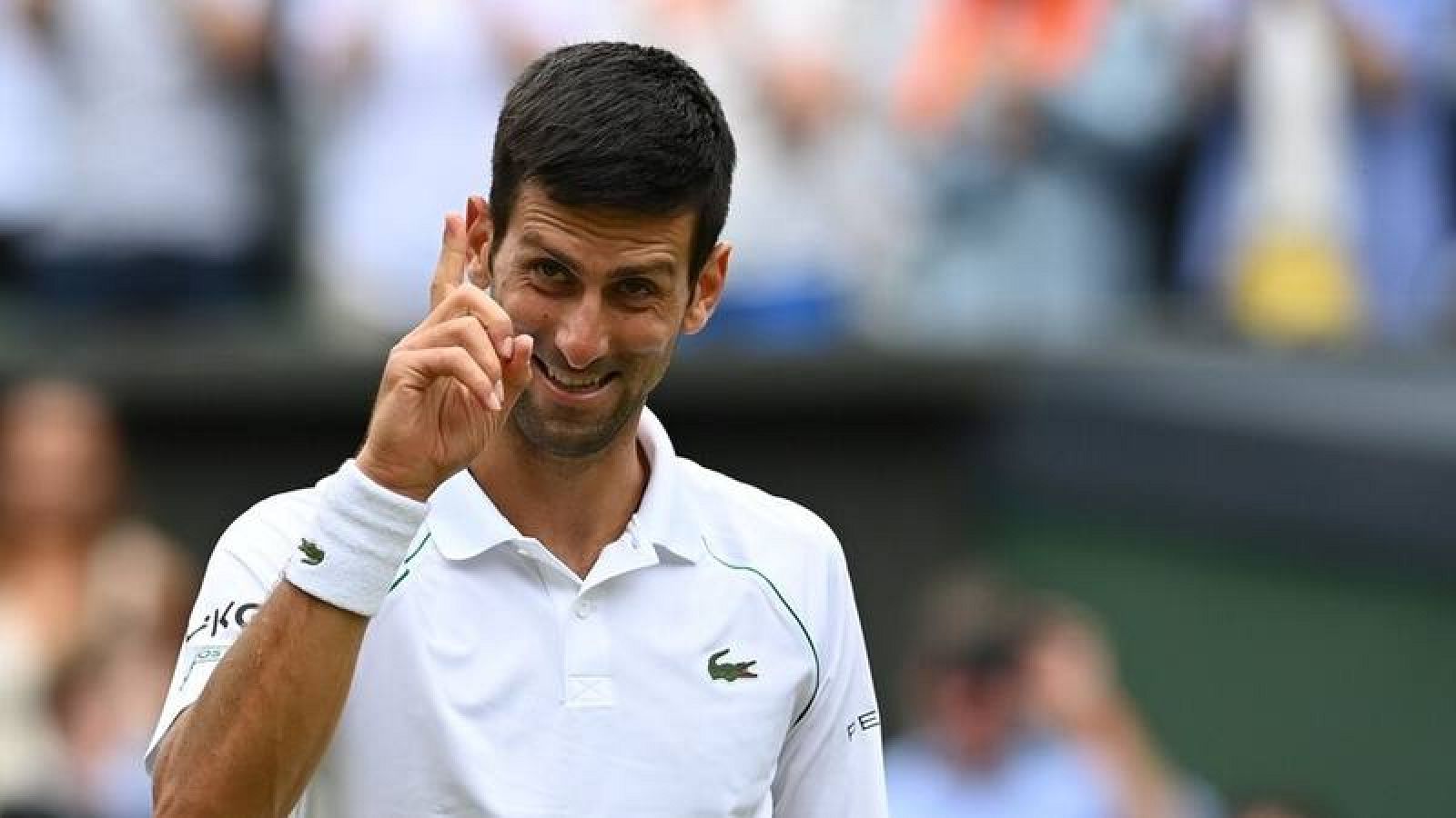 Imagen de Novak Djokovic durante el pasado torneo de Wimbledon.