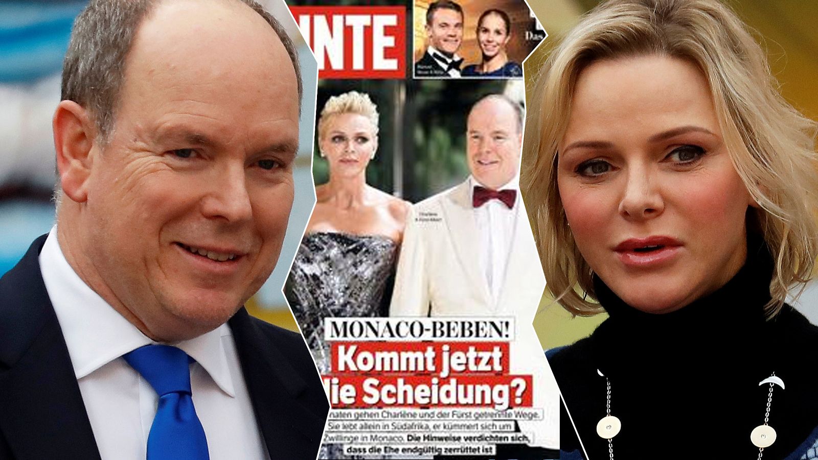 El semanario alemán 'Bunte' afirma la separación de Alberto de Mónaco y la princesa Charlène