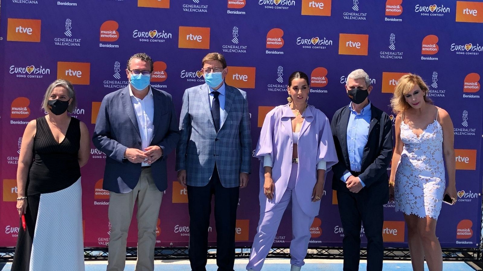 RTVE announcement about Eurovision 2022, from Benidorm