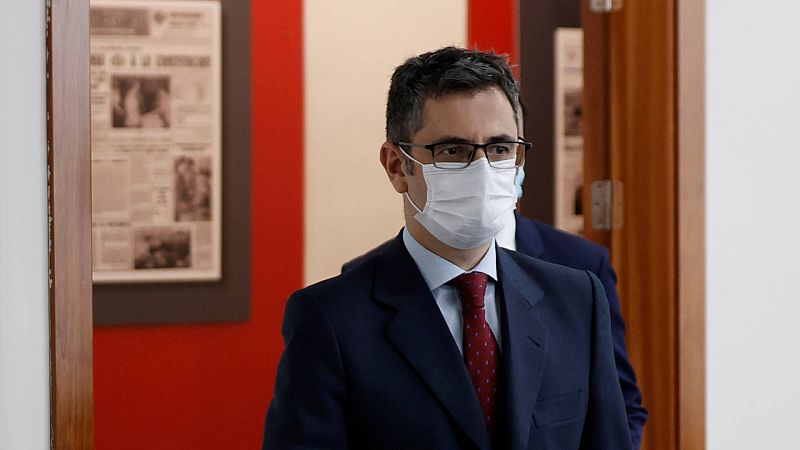 El ministro de la Presidencia, Félix Bolaños, el pasado martes en el Consejo de Ministros