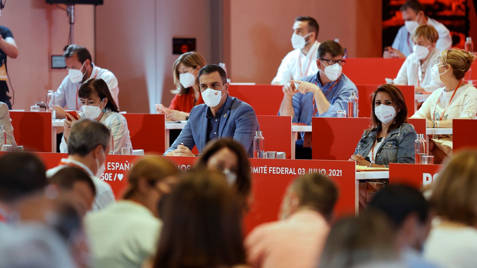 Reunión del Comité Federal del PSOE el pasado 7 de julio.