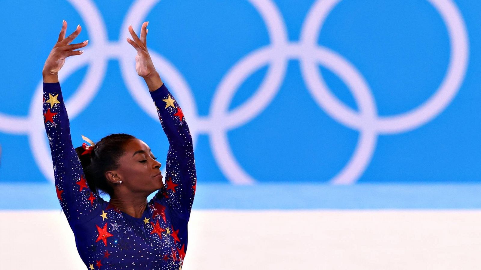 Simone Biles, en su debut en los Juegos Olímpicos de Tokyo 2020