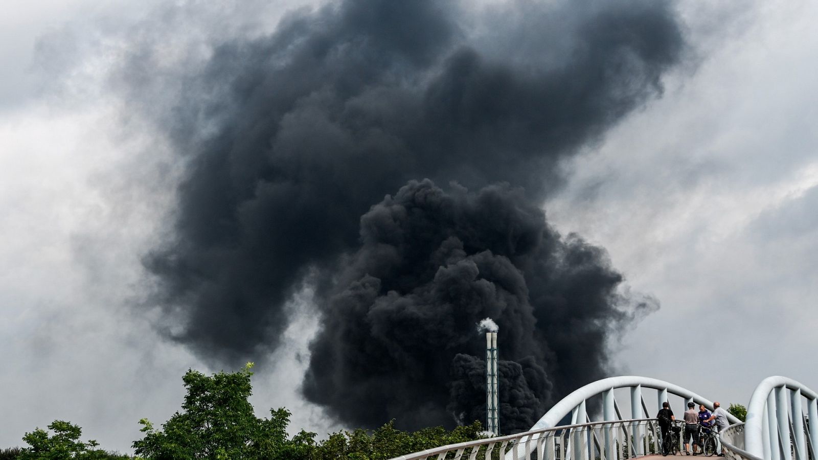 Una explosión en un parque químico en Leverkusen al oeste de Alemania