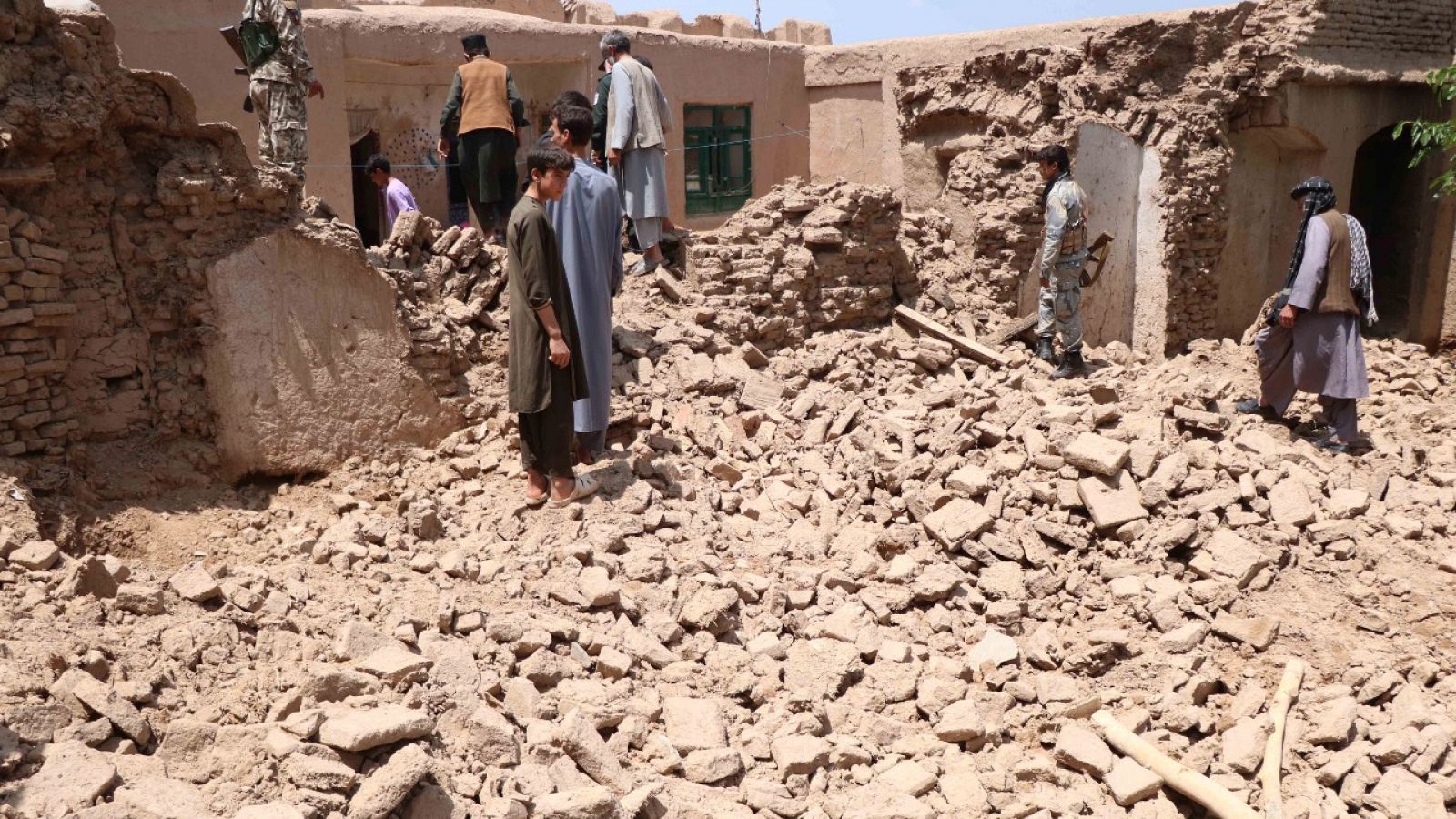 Destrucción tras las inundaciones en la provincia de Herat (Afganistán) en mayo.