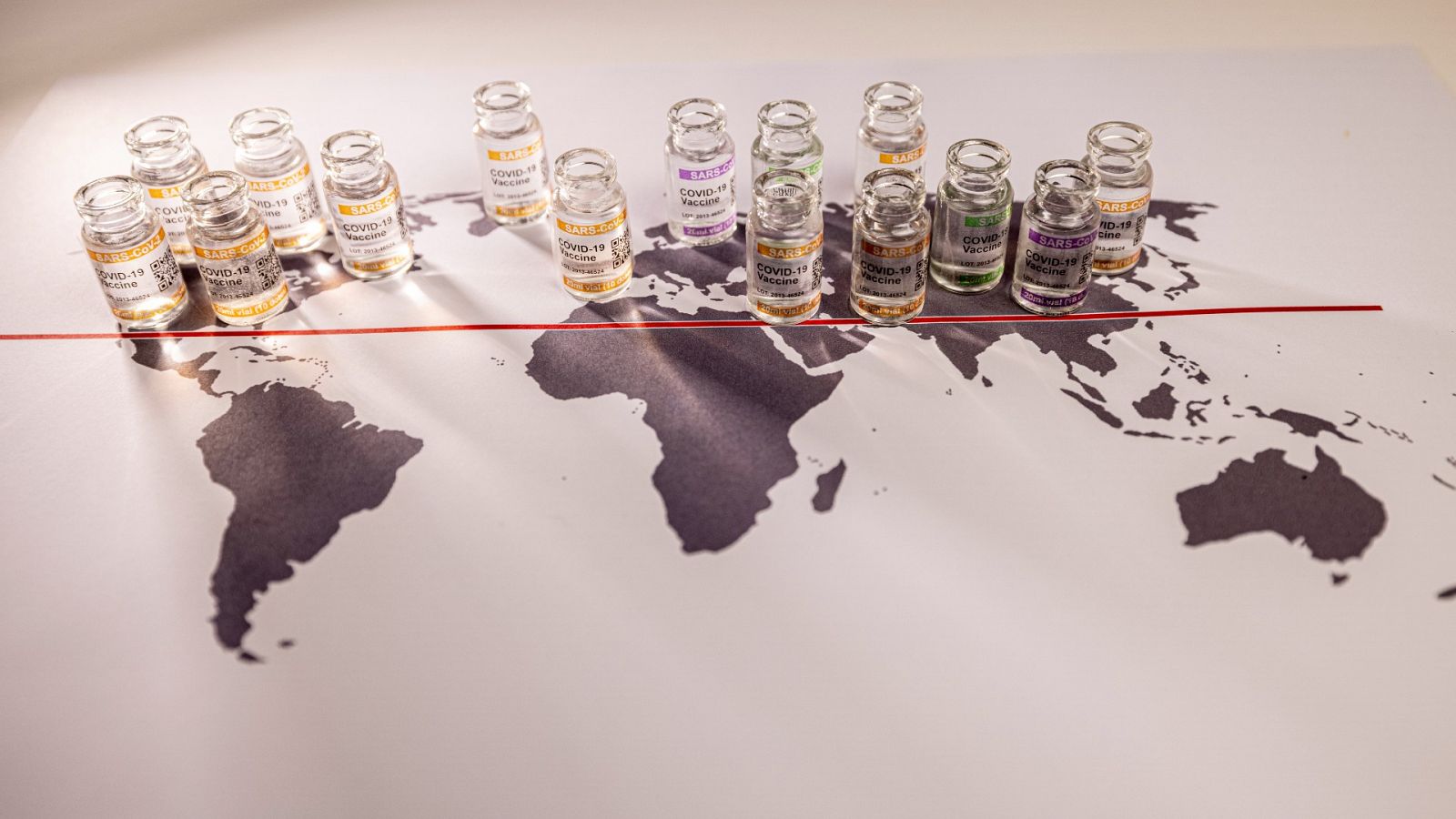 La desigual vacunación contra la COVID-19 en el mundo