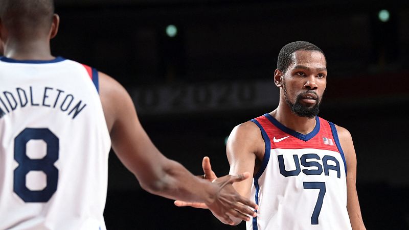 Kevin Durant, uno de los capitanes de la selección norteamericana